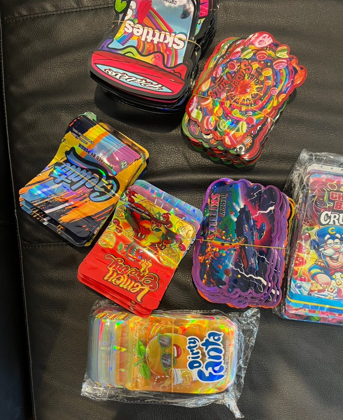 50 pcs variety pack Candy Mylar Bag (3.5G)