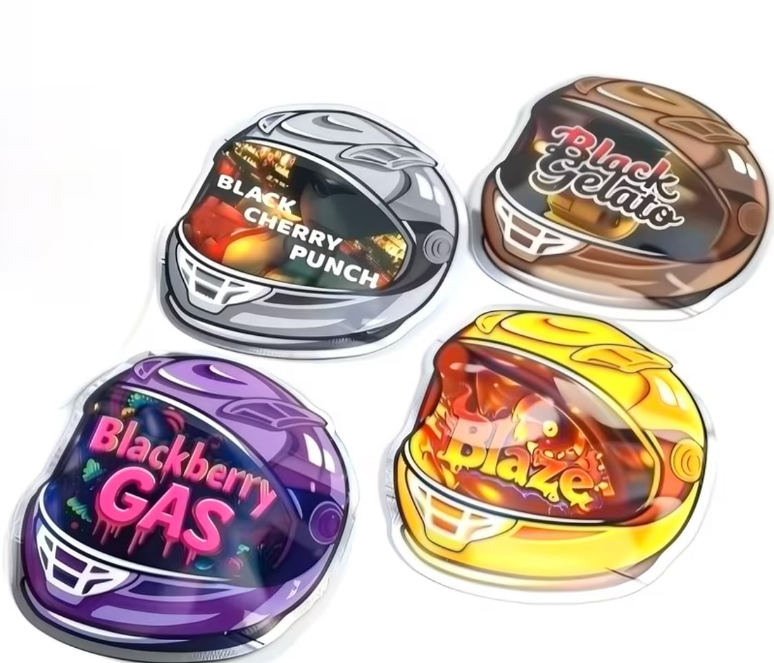 50 pcs Helmet shaped Mylar Bag (3.5G)