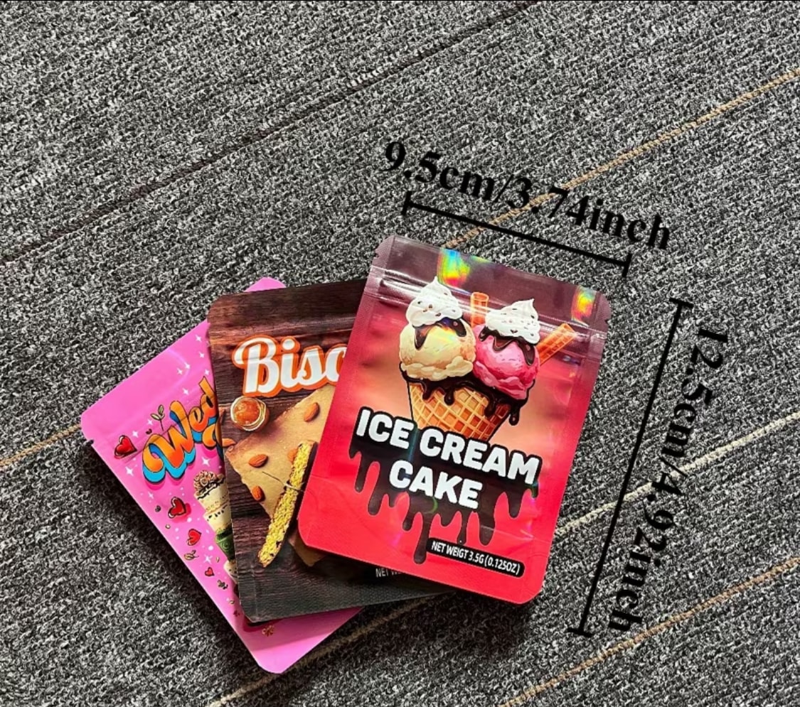 50 pcs mixed Mylar Bag (3.5G)